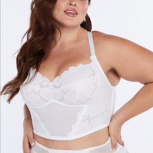 Floral Glow Lace Bustier